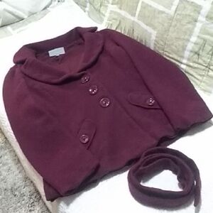 Classiques Entier Deep Burgundy Cardigan